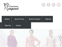 Tablet Screenshot of margaret.com.mx